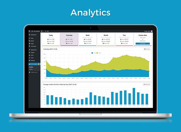 Analytics wordpress plugin - Visit Analytics - 3